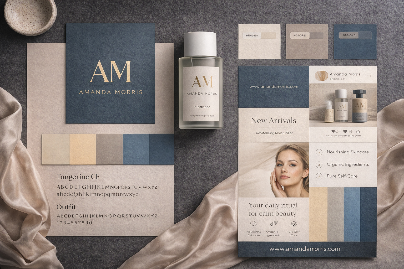 Beauty branding concept voorbeeld