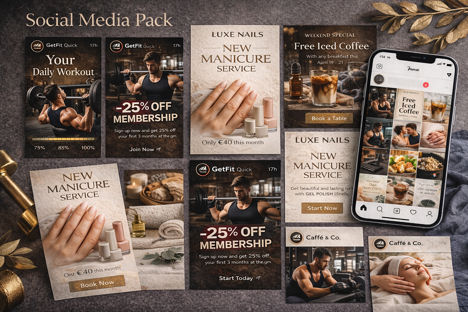 Social media content voorbeeld